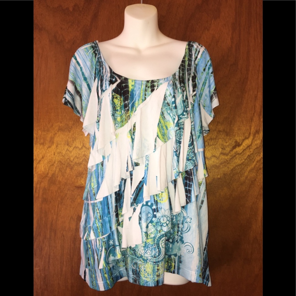 Women’s Layered Dress Top by AB Studio, XL